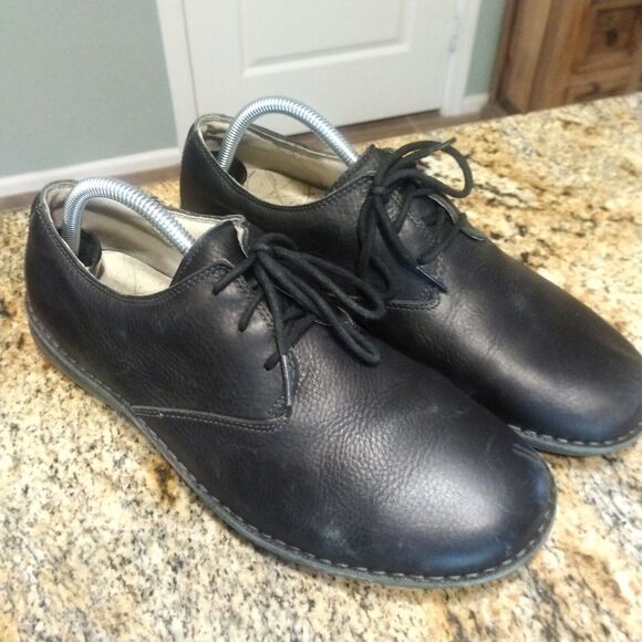 Sebago Valencia Black Men’s Lace Up Leather Oxford Loafers 822075 Sz 9.5 M